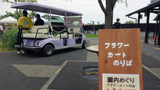 あやめパーク フラワーカート